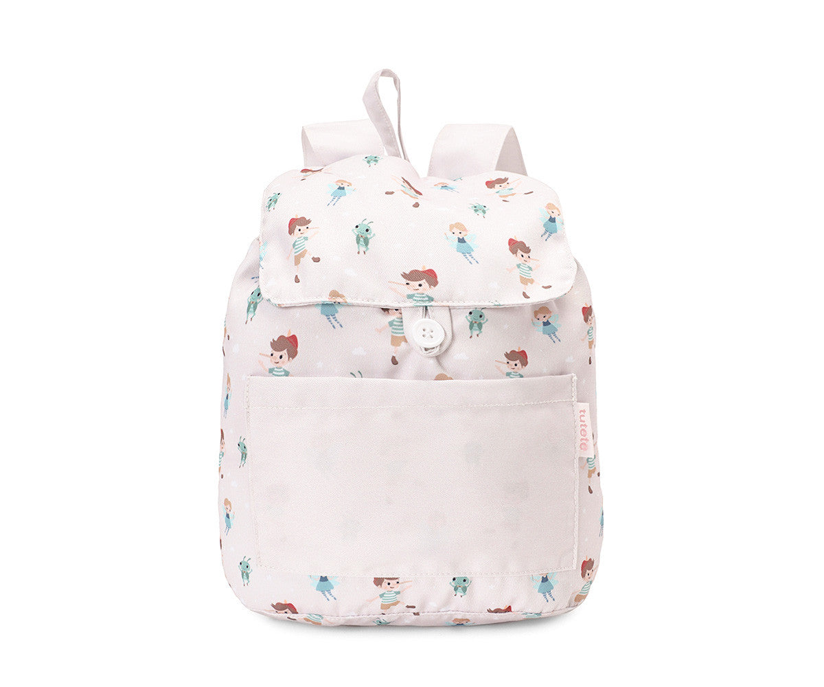 Mochila pequena de tecido personalizável Pinóquio da Tutete