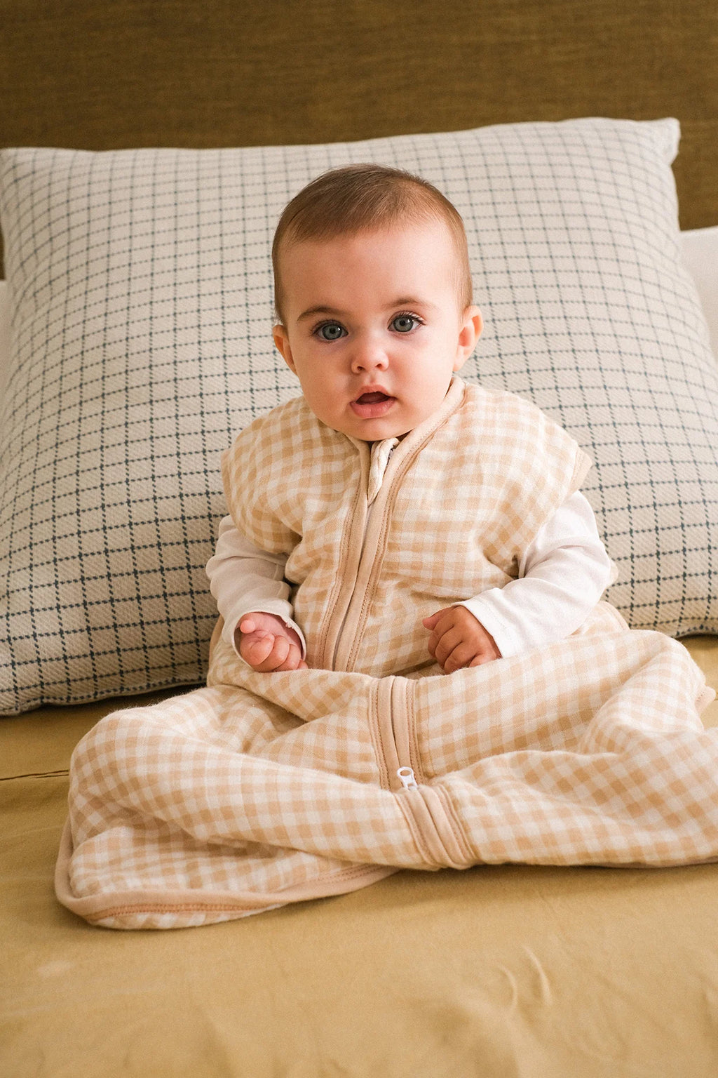 [MolisandCo TOG 1.0 Saco de dormir sem pés [Bamboo muslin - Vichy Sand] * por encomenda - 2]