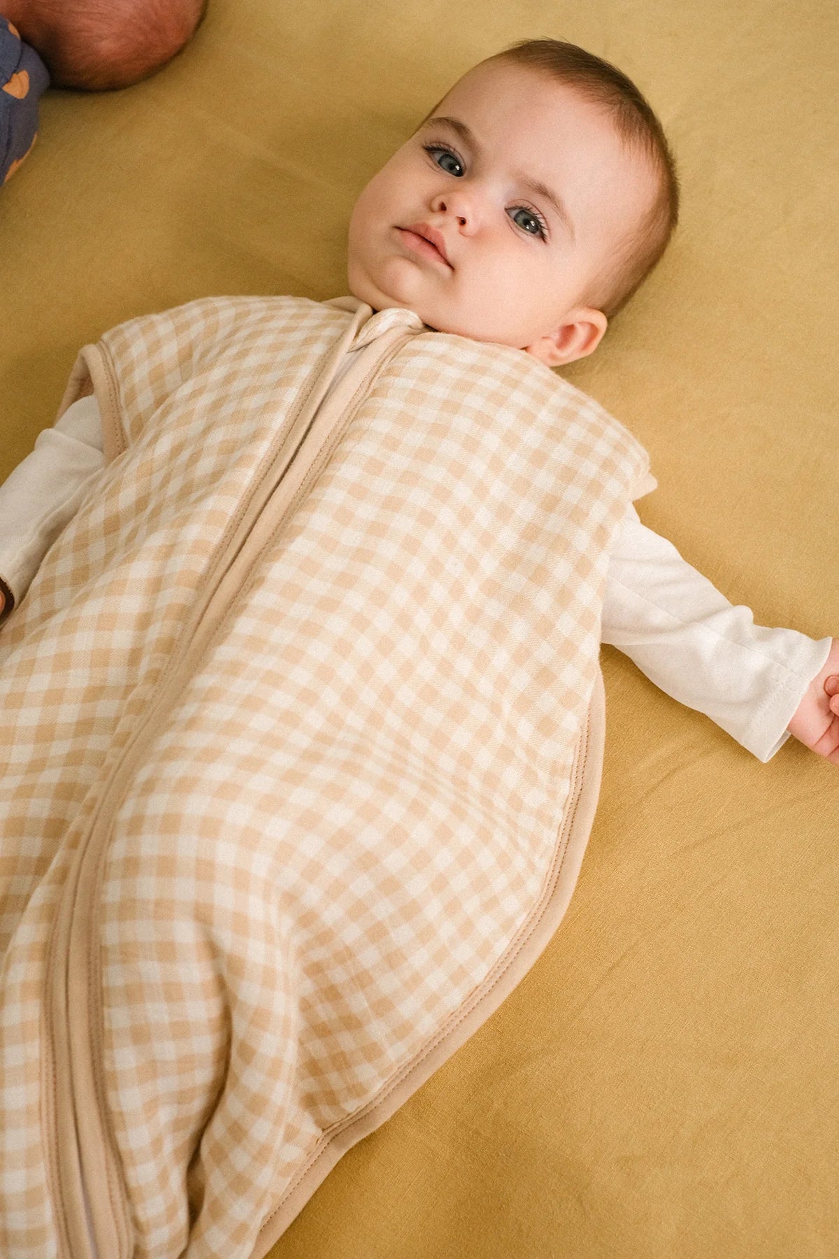 [MolisandCo TOG 1.0 Saco de dormir sem pés [Bamboo muslin - Vichy Sand] * por encomenda - 3]