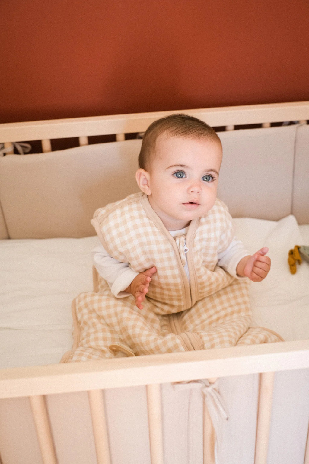 [MolisandCo TOG 1.0 Saco de dormir sem pés [Bamboo muslin - Vichy Sand] * por encomenda - 4]