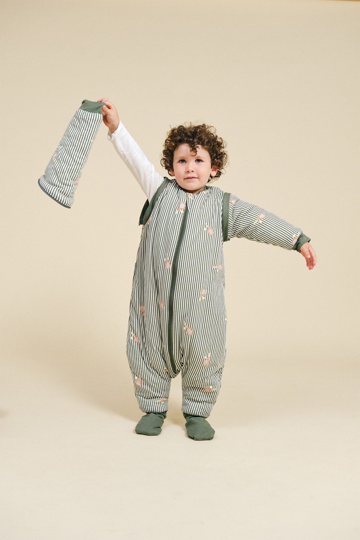 Saco de dormir MolisandCo TOG 2.5 com pés e mangas Tennis