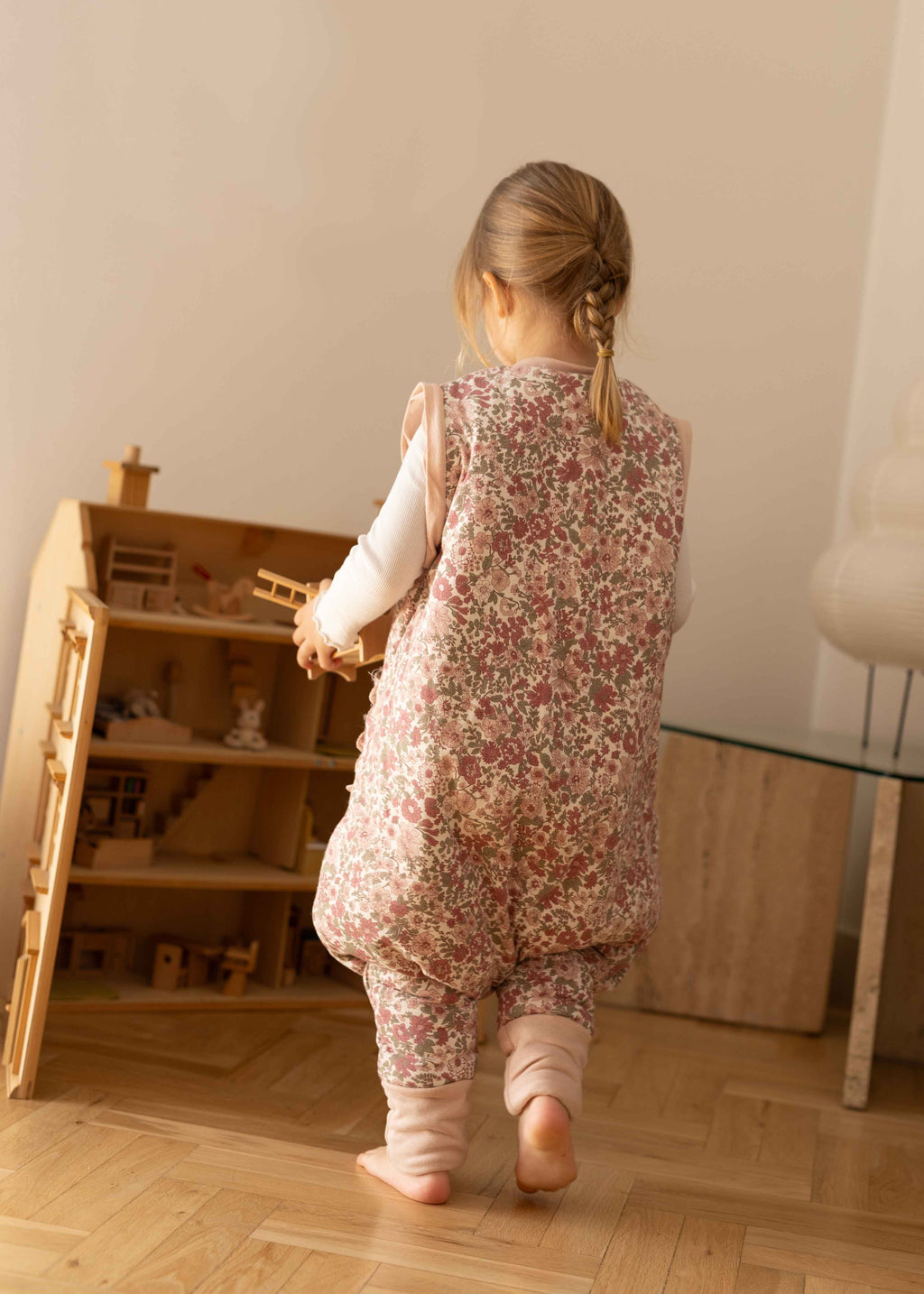 Saco de dormir MolisandCo TOG 2.5 com pés e mangas Winter Commelina