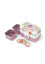 Lancheira Monbento Tresor aberta, com um recipiente lateral encaixado e a colher/garfo de bambu ao lado.