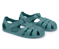 Monneka Barefoot Sandal Whale Teal