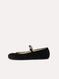 Bailarinas barefoot MUM Barefoot modelo Carolina em pele serraje preto