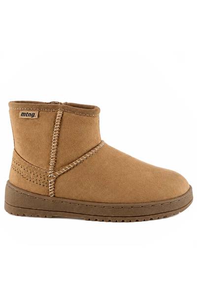 Botim barefoot de mulher Mustang Free Nuez Tan com forro suave