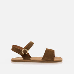 Mustang Free Cleo Sandal - Oak Plush Suede