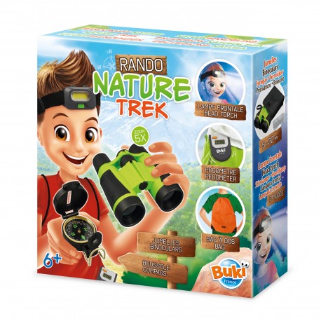 Buki Nature Hiking Kit with 5x Binoculars 