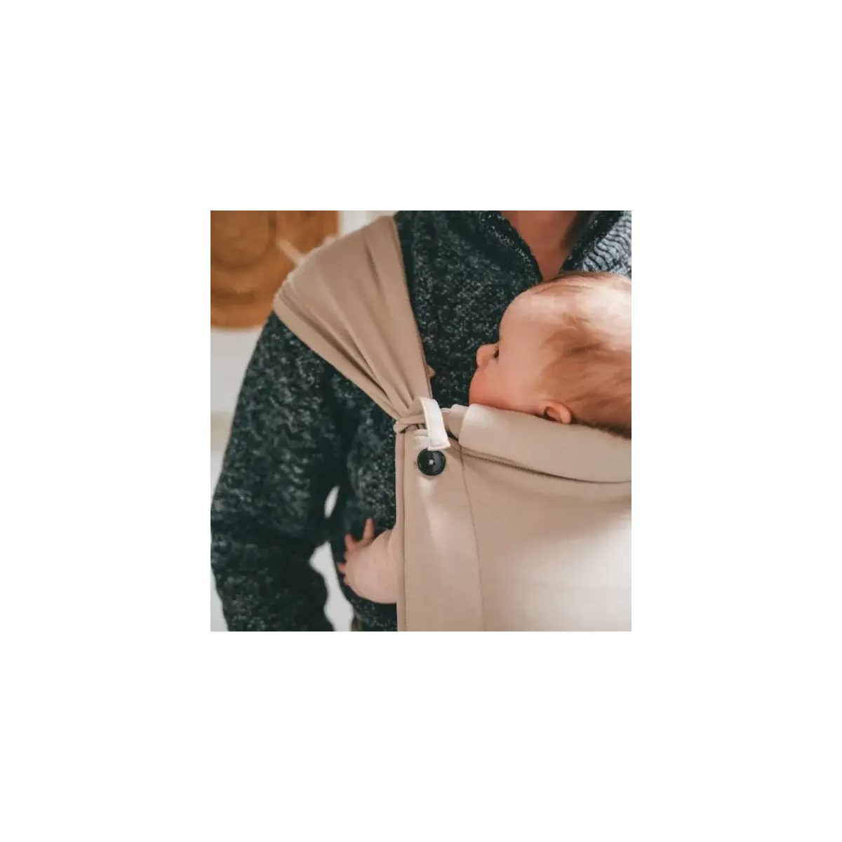 Mochila Neko Tiny Ajustable Prematuro/Recién Nacido Taupe