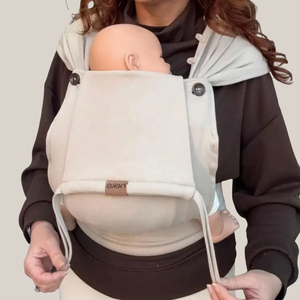 Mochila Neko Tiny Ajustable Prematuro/Recién Nacido Taupe