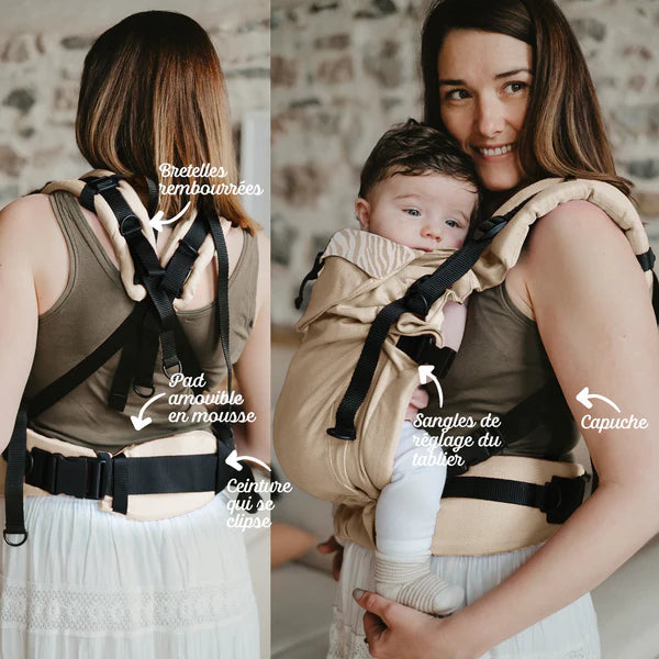 Mochila Neobulle Ajustable ToddlerSize Savane