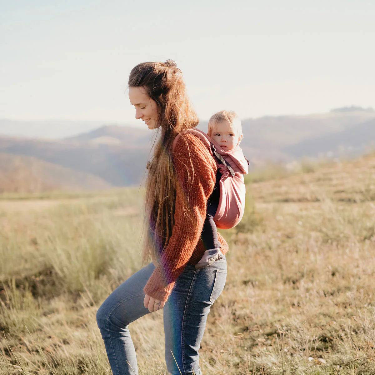 Neobulle Adjustable Baby Carrier BabySize Plume