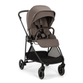 Carrinho de passeio Nuna IXXA NEXT na cor Chestnut, vista em ângulo.