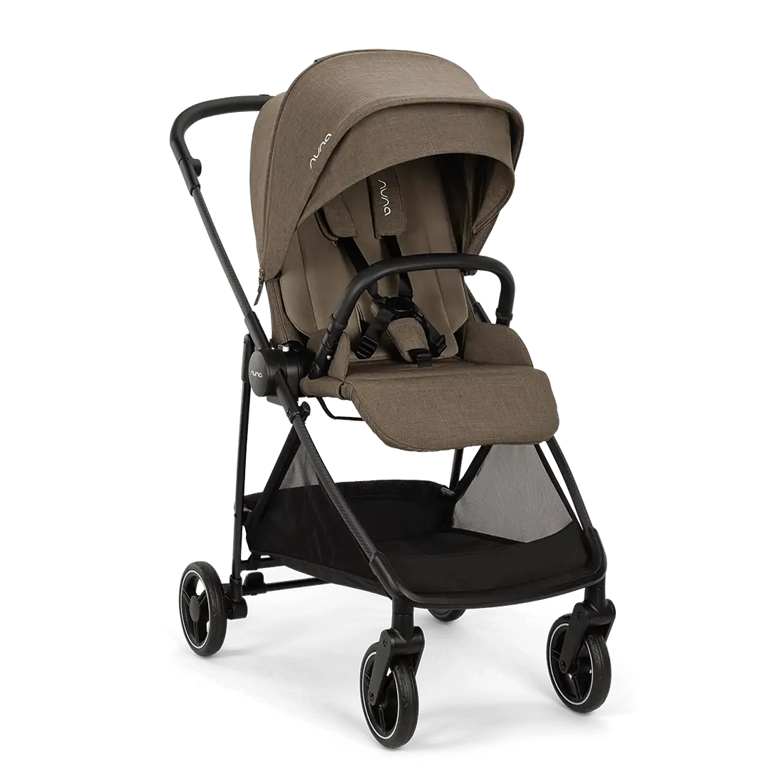 Carrinho de passeio Nuna IXXA NEXT na cor Pistachio, vista em ângulo.