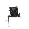 Cadeira auto Nuna RELX wind em Caviar, vista de frente e de perfil