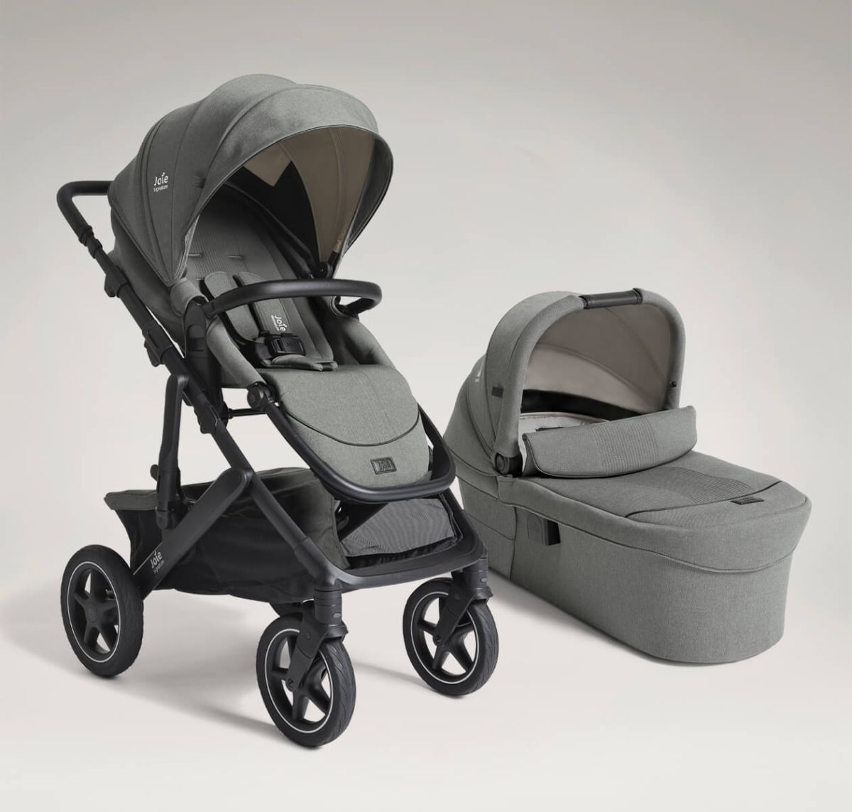 Joie DUO/TRIO  Carrinho de Passeio Compacto Valora SIGNATURE +alcofa ramble - até 22kg Evergreen