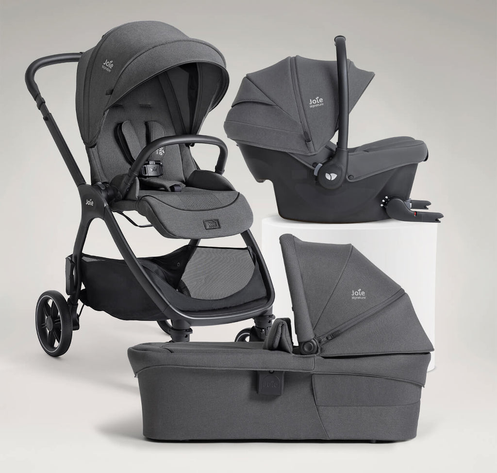 Joie DUO/TRIO  Carrinho de Passeio Compacto Valora SIGNATURE +alcofa ramble - até 22kg Ebony