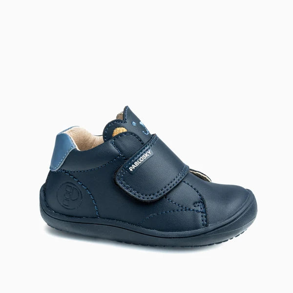 Bota barefoot Pablosky Dubai em couro certificado e sola flexivel
