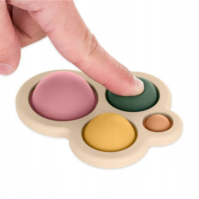 Petite and Mars Silicone Teether Dusty Rose