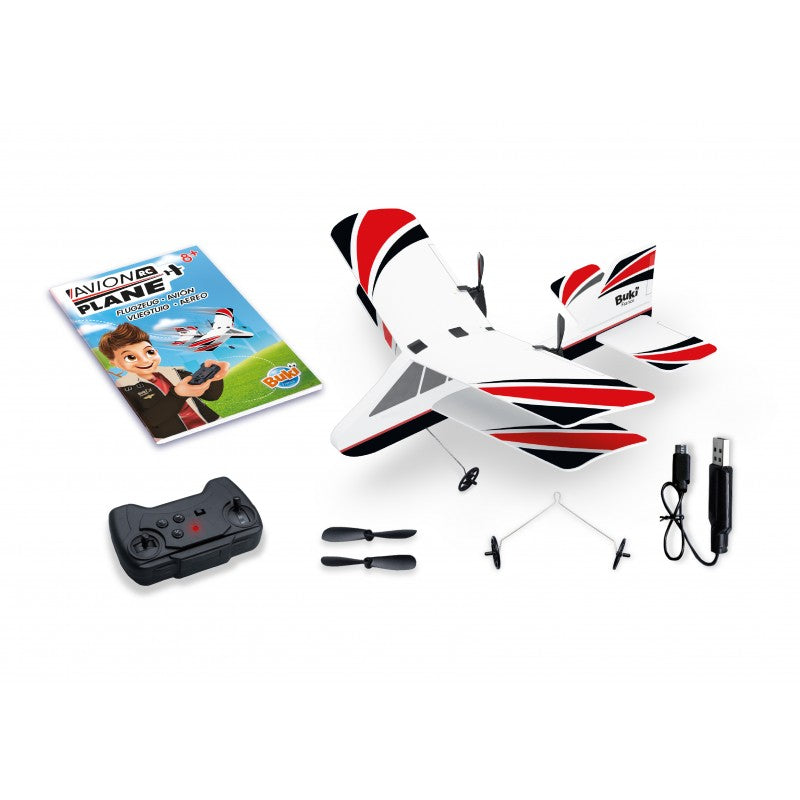 Buki Remote Control Foam Airplane 40m Range 