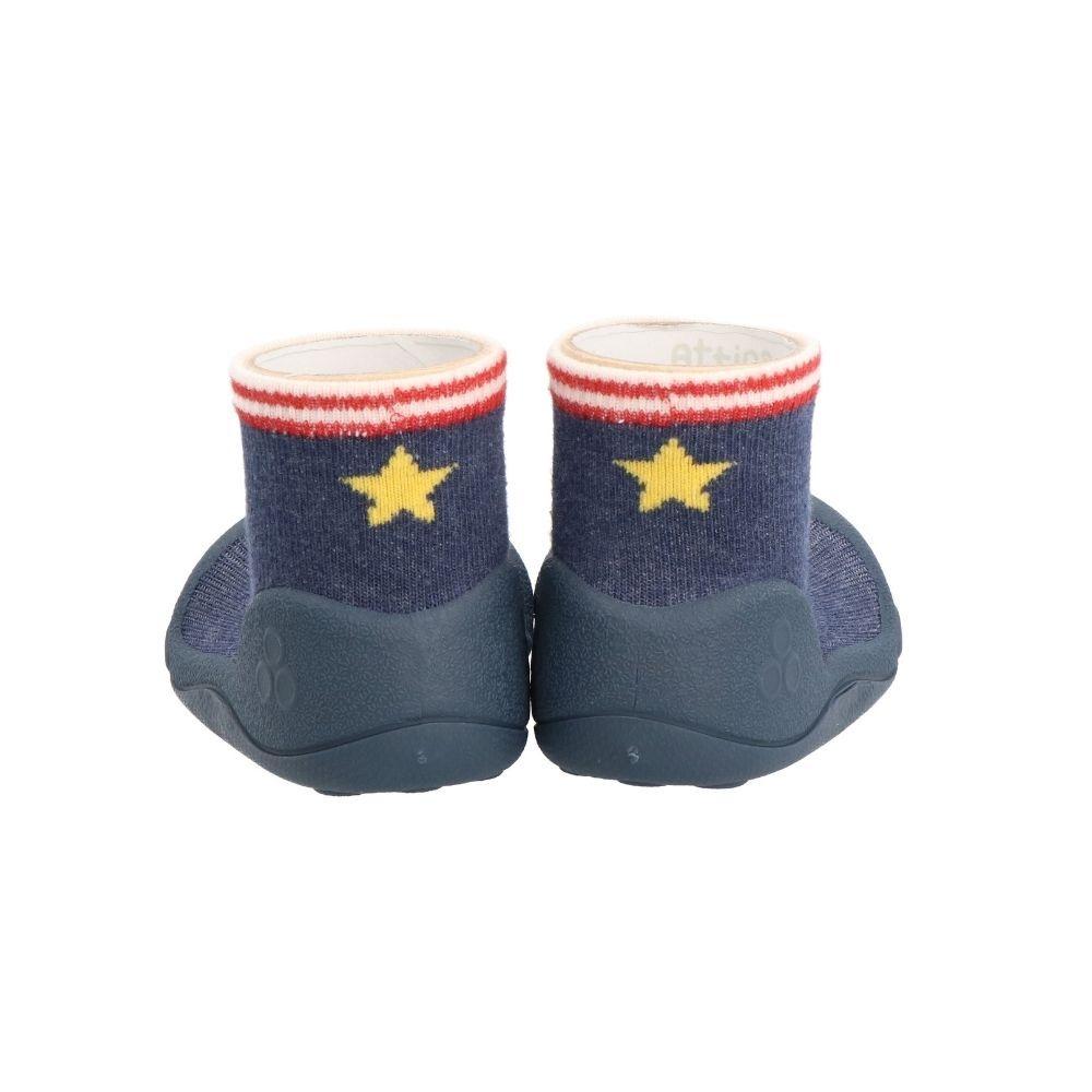 Attipas Police Navy, calçado barefoot para bebé