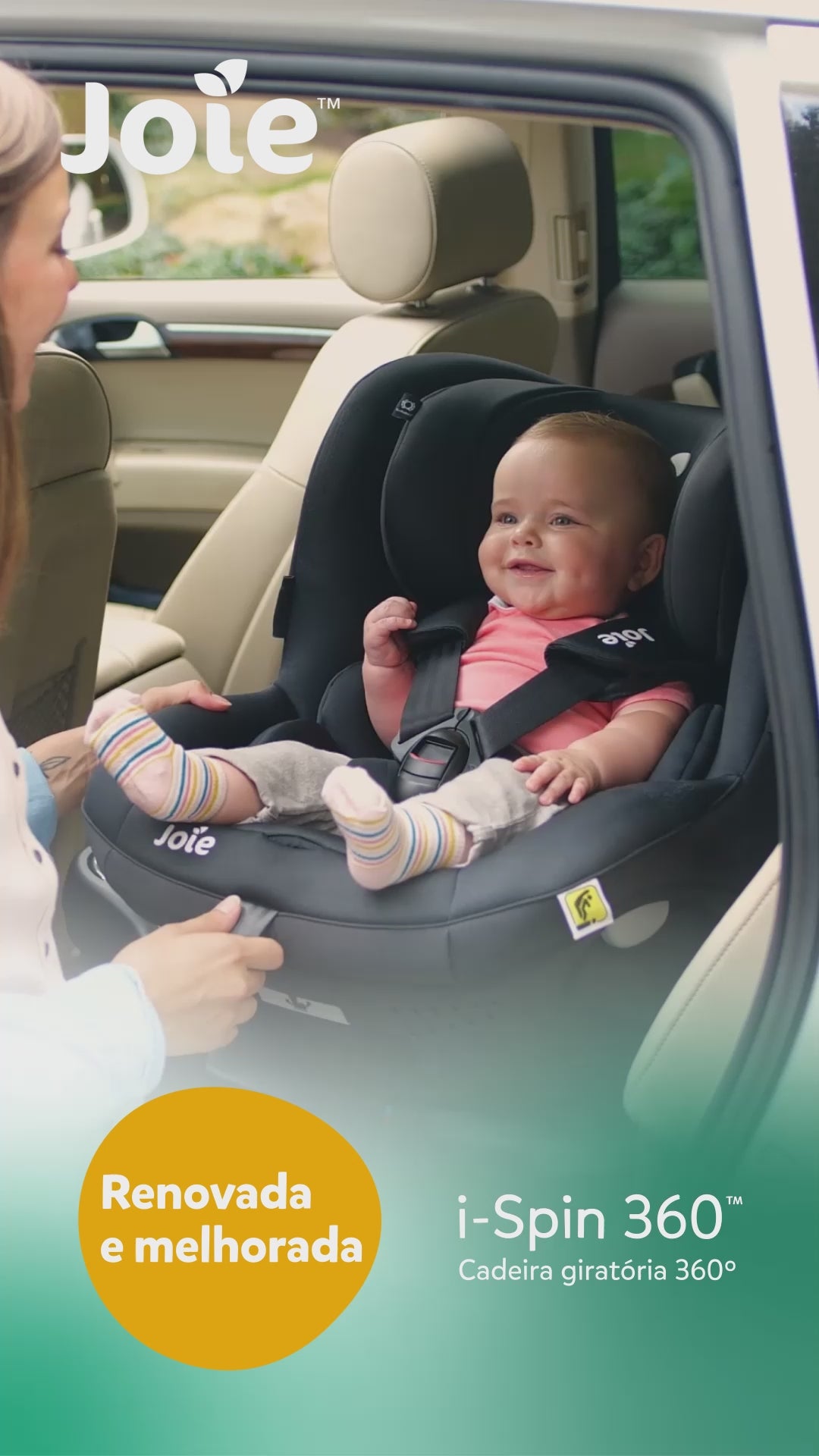 Silla de coche Joie i-Spin 360 | 40cm - 105cm MESH EDITION