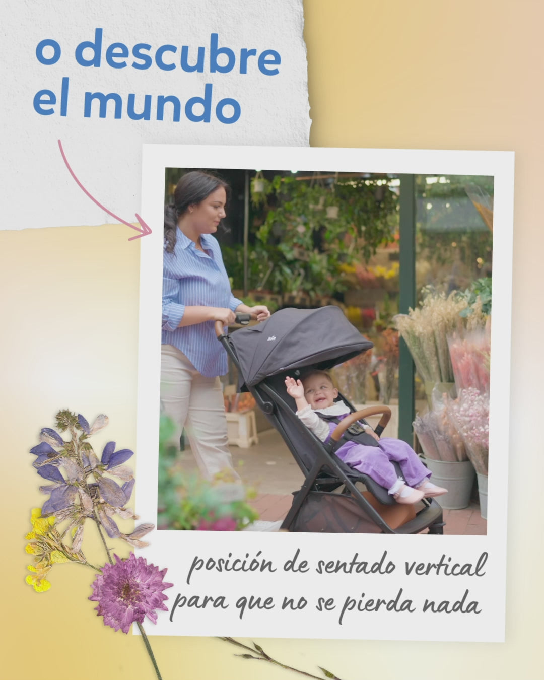Joie Carrinho de passeio compacto Pact PRO até aos 22kg