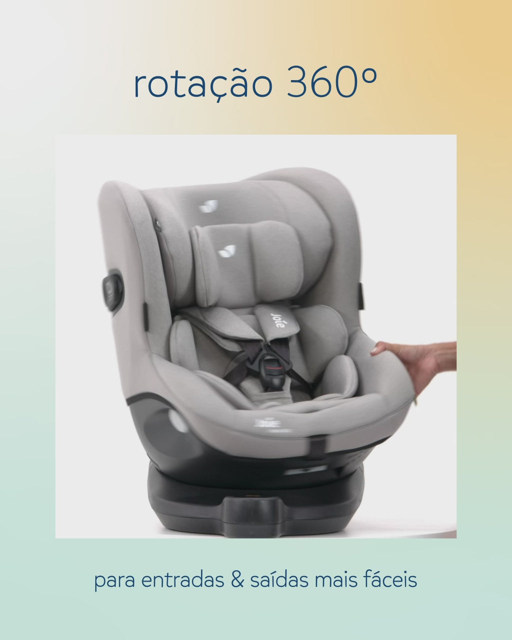 Silla de coche Joie i-Spin 360 | 40cm - 105cm MESH EDITION