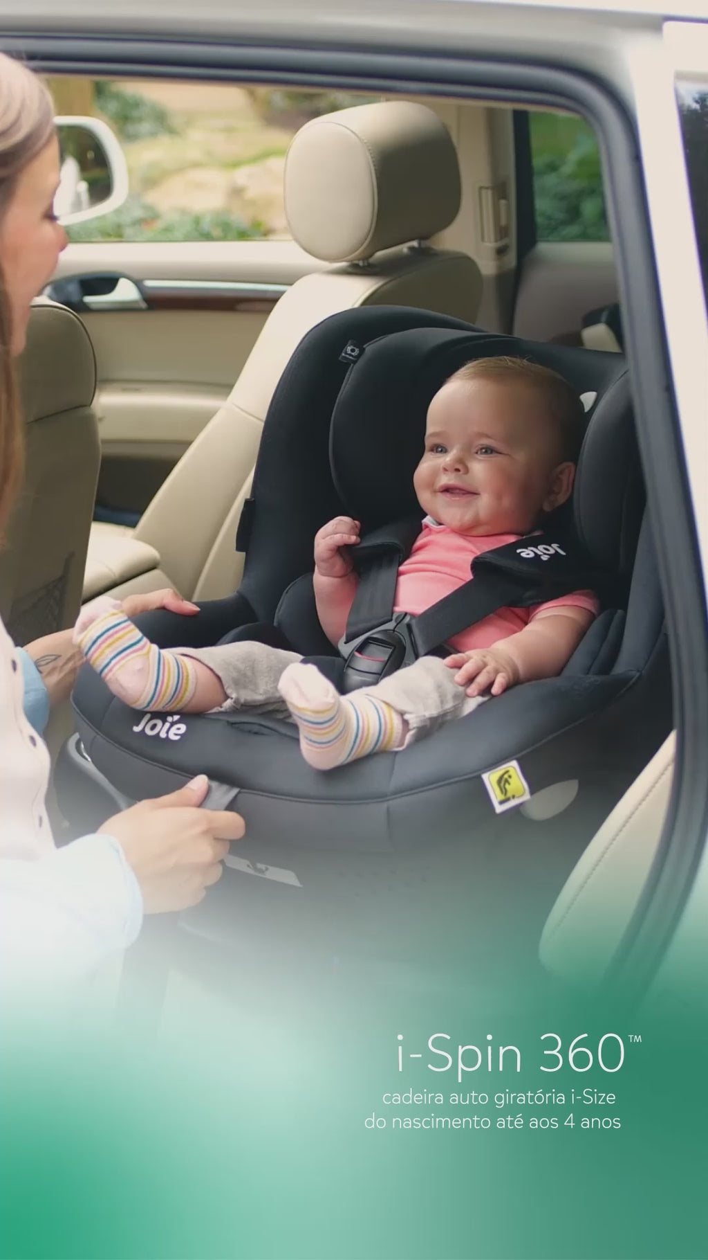 Silla de coche Joie i-Spin 360 | 40cm - 105cm MESH EDITION