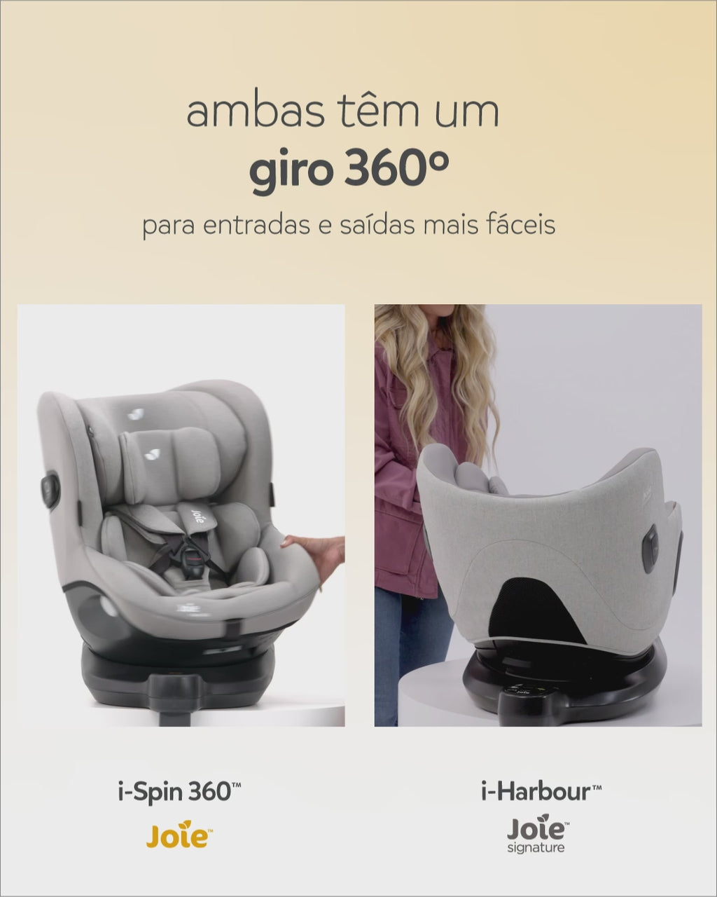 Silla de coche Joie i-Spin 360 | 40cm - 105cm MESH EDITION