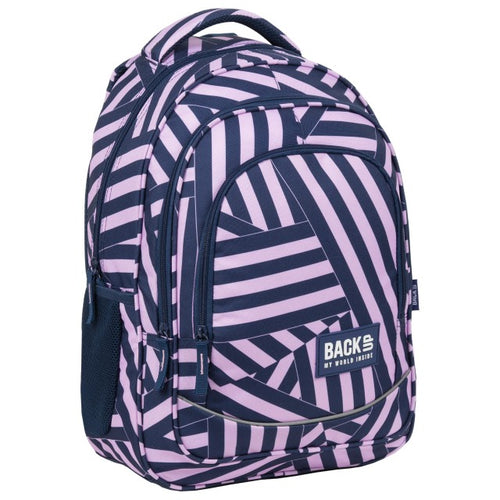 Mochila escolar BackUP X 11 Riscas, vista frontal