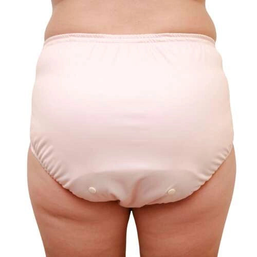Vista traseira da cueca impermeável Pupus com tecido PUL suave
