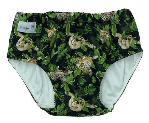 Cuecas de aprendizagem Pupus com padrão Wild Cats para desfralde.