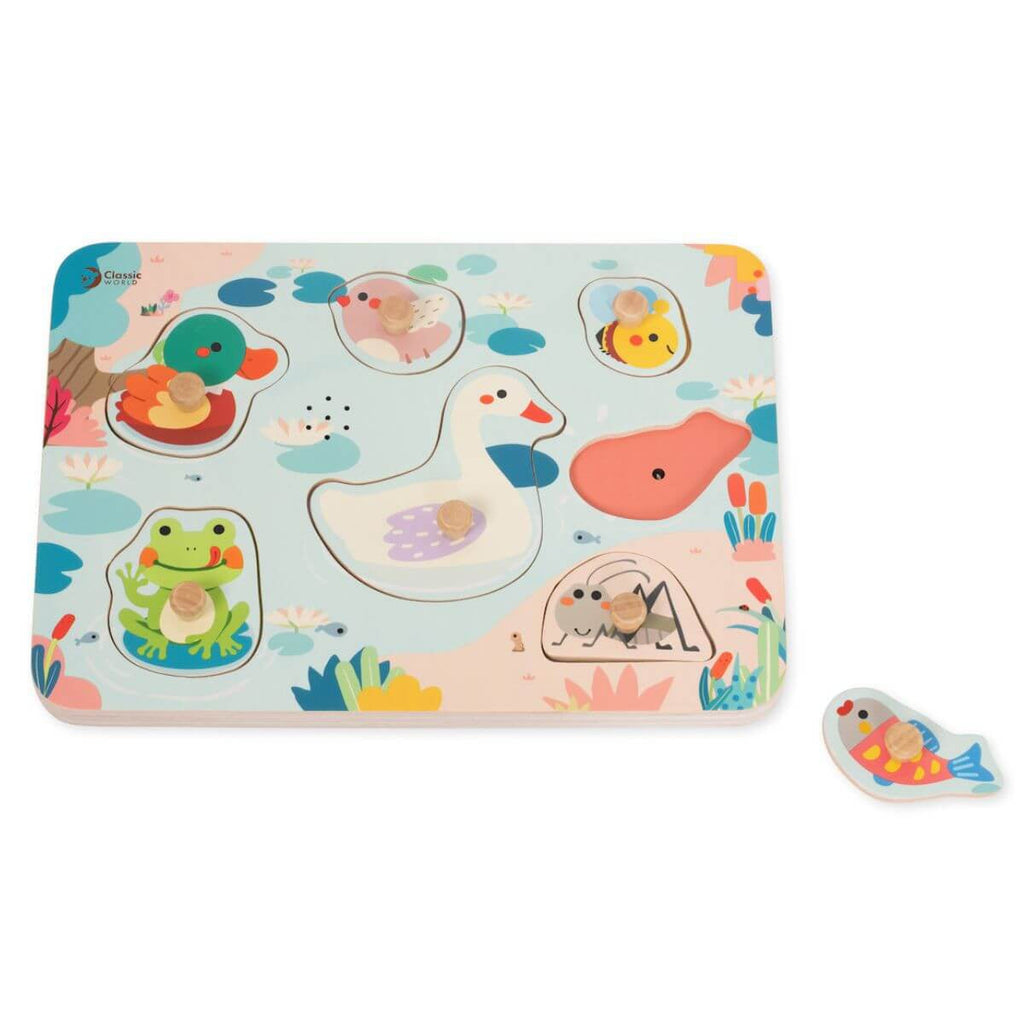 Classic World Puzzle com sons Lago
