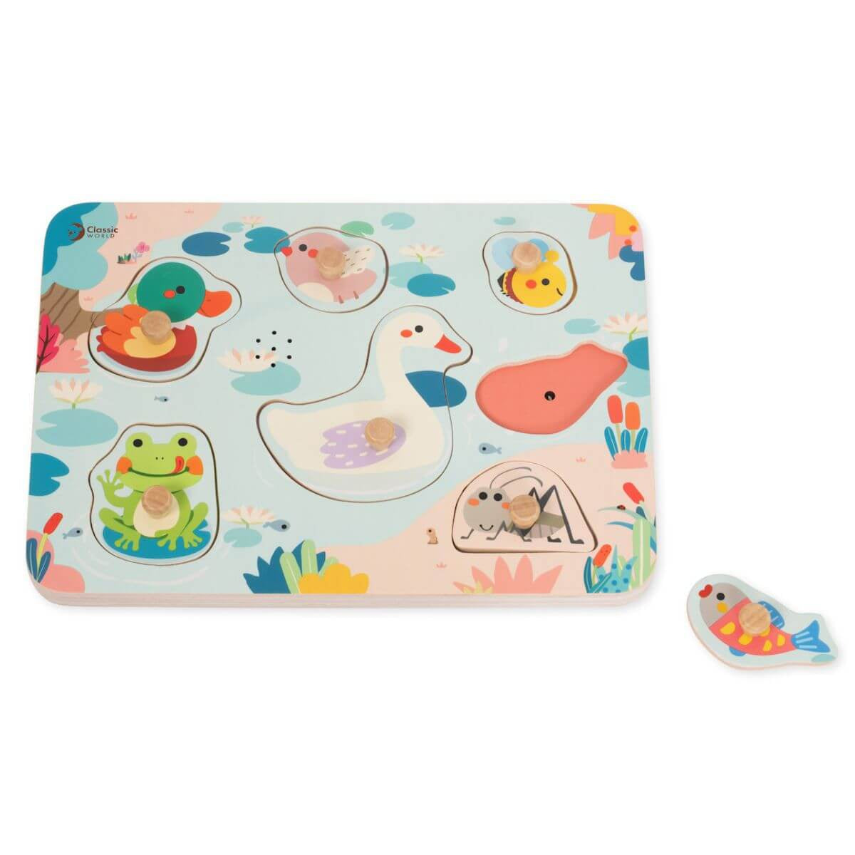 Classic World Puzzle com sons Lago