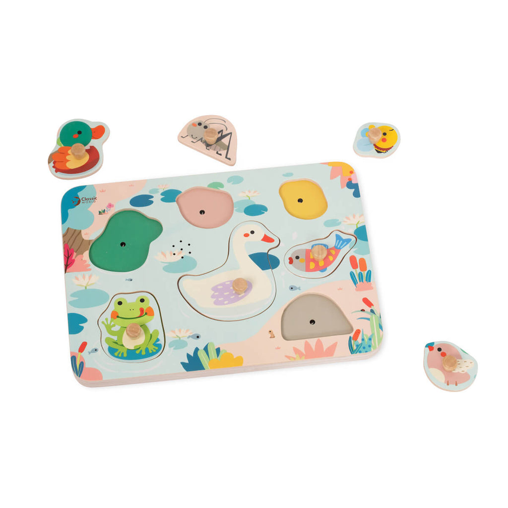 Classic World Puzzle com sons Lago