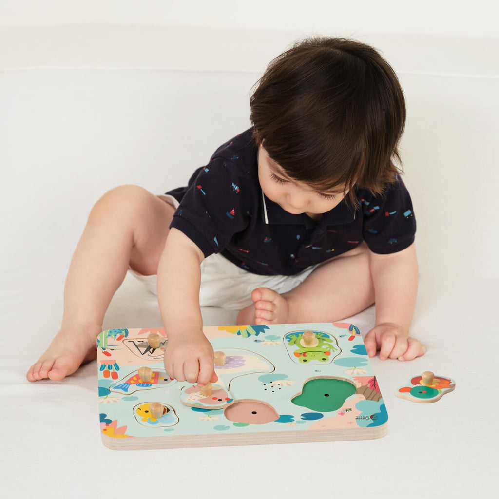 Classic World Puzzle com sons Lago
