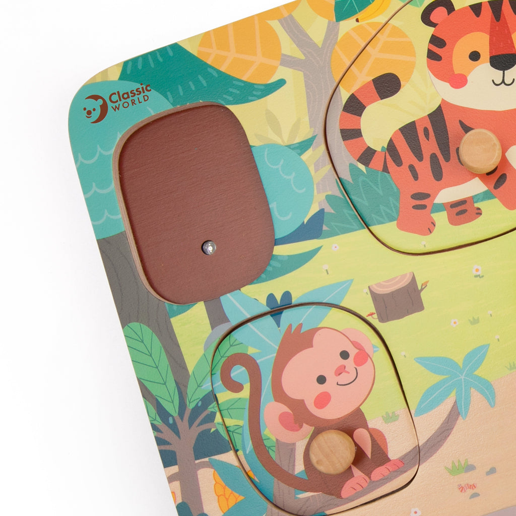 Classic World Puzzle com sons Selva