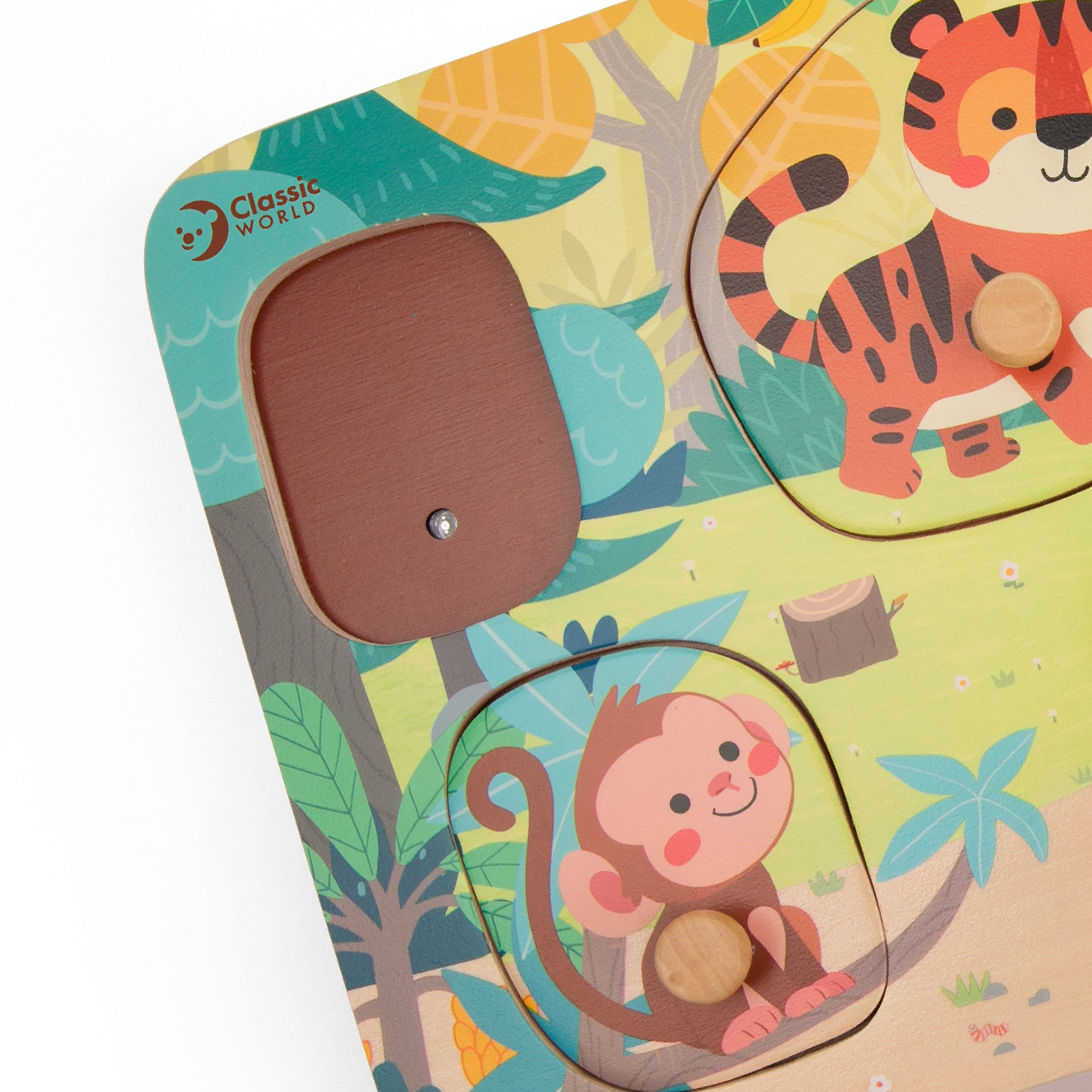 Classic World Puzzle com sons Selva