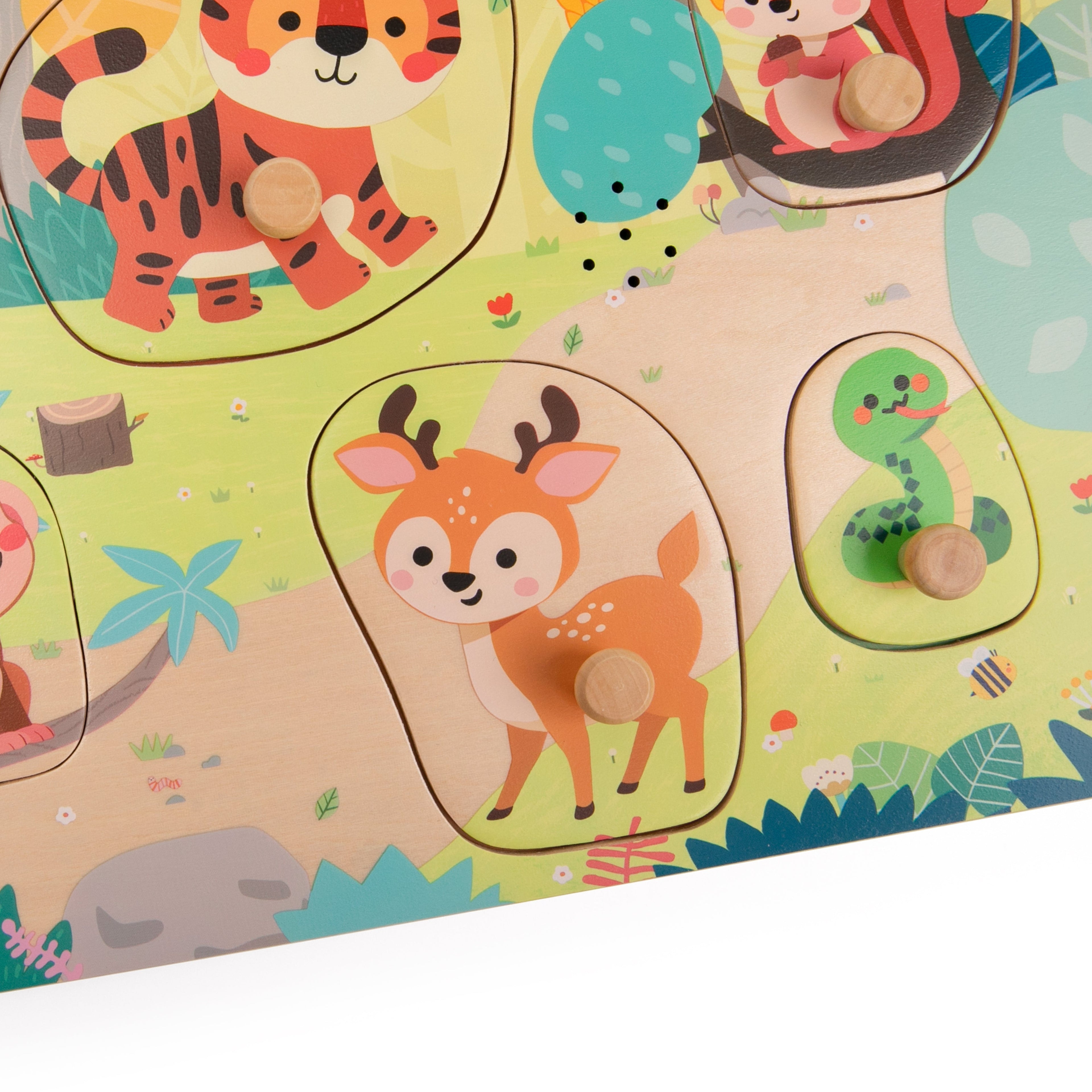Classic World Puzzle com sons Selva