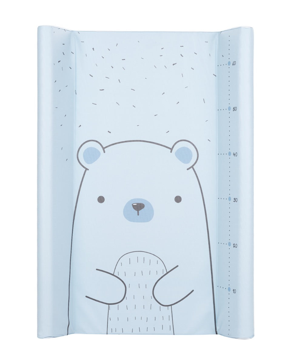 Muda-fraldas macio em PVC Bear with me Azul da Kikkaboo, fotografia 1