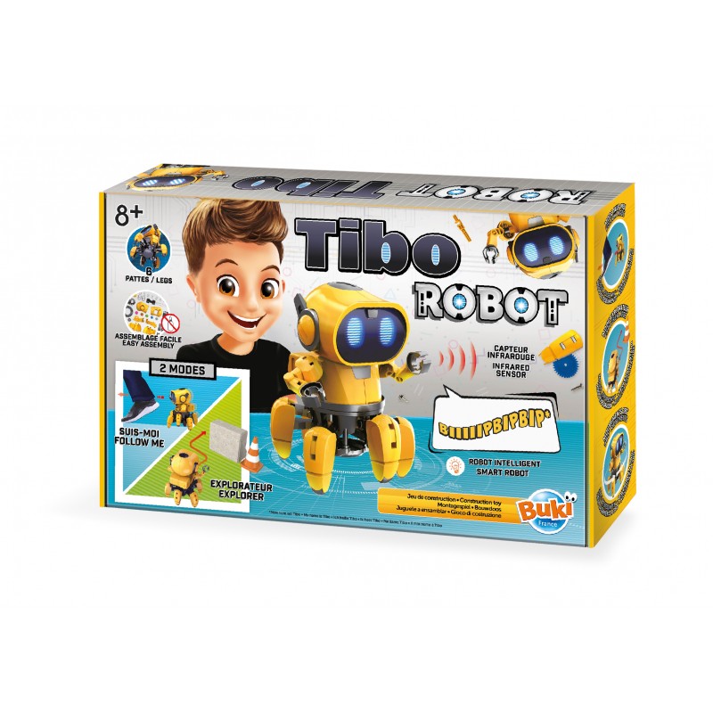 Buki Robot Tibo com sensores