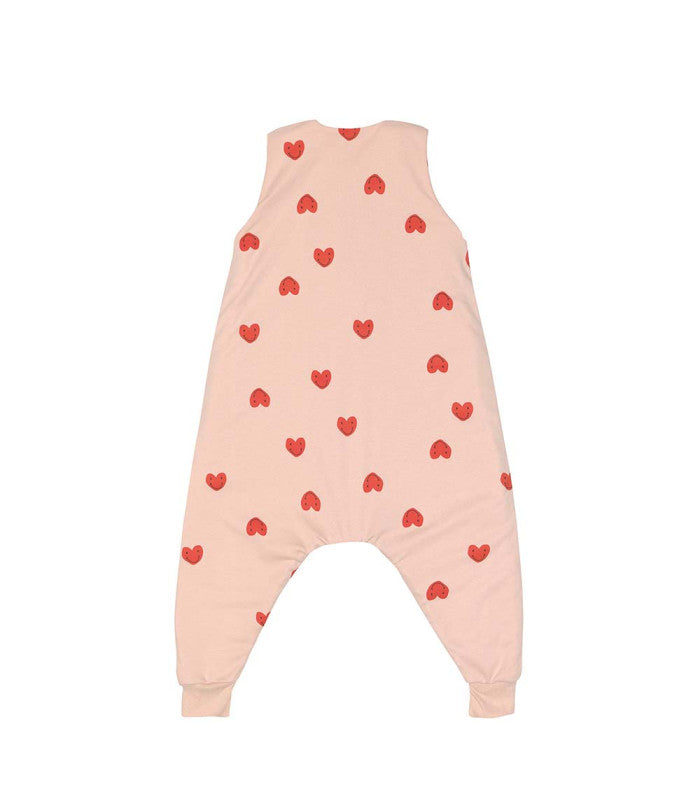 Lassig Sleeping Bag with Legs TOG 2.5 Pink Hearts