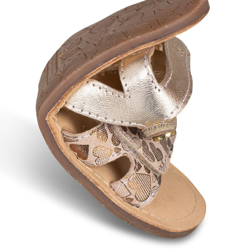 Chetto Barefoot Sandália em pele - Oro