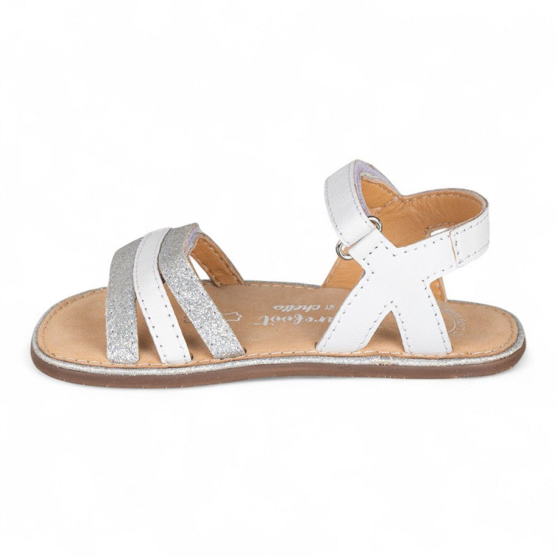Chetto Barefoot Leather Sandal - White