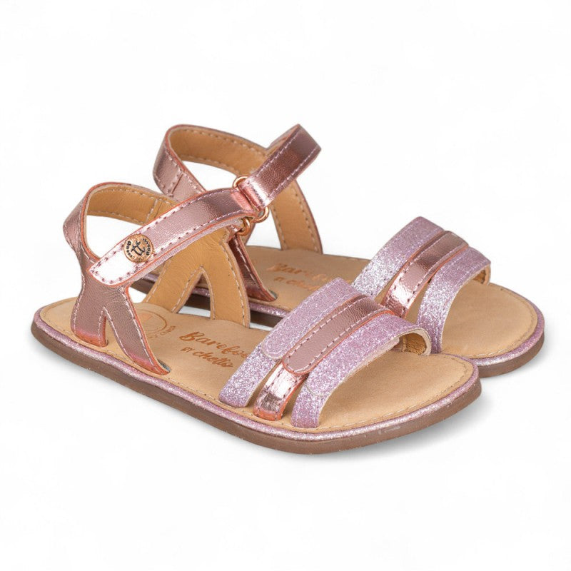 Chetto Barefoot Leather Sandal - Pink