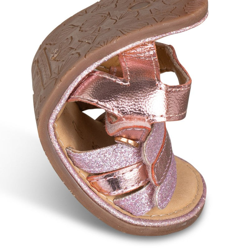 Chetto Barefoot Sandália em pele - Rosa