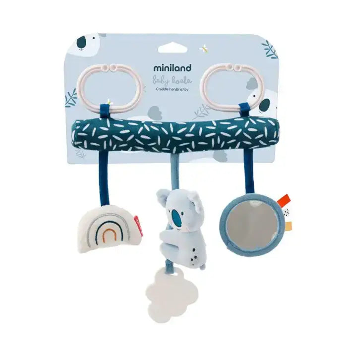 A Miniland Espiral do Coala na sua embalagem original, pronta para venda, com o nome do produto e marca visíveis.