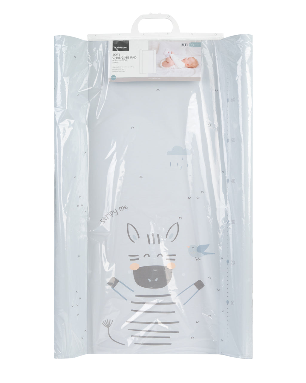 Muda-fraldas macio em PVC Stripy Friends da Kikkaboo, fotografia 4