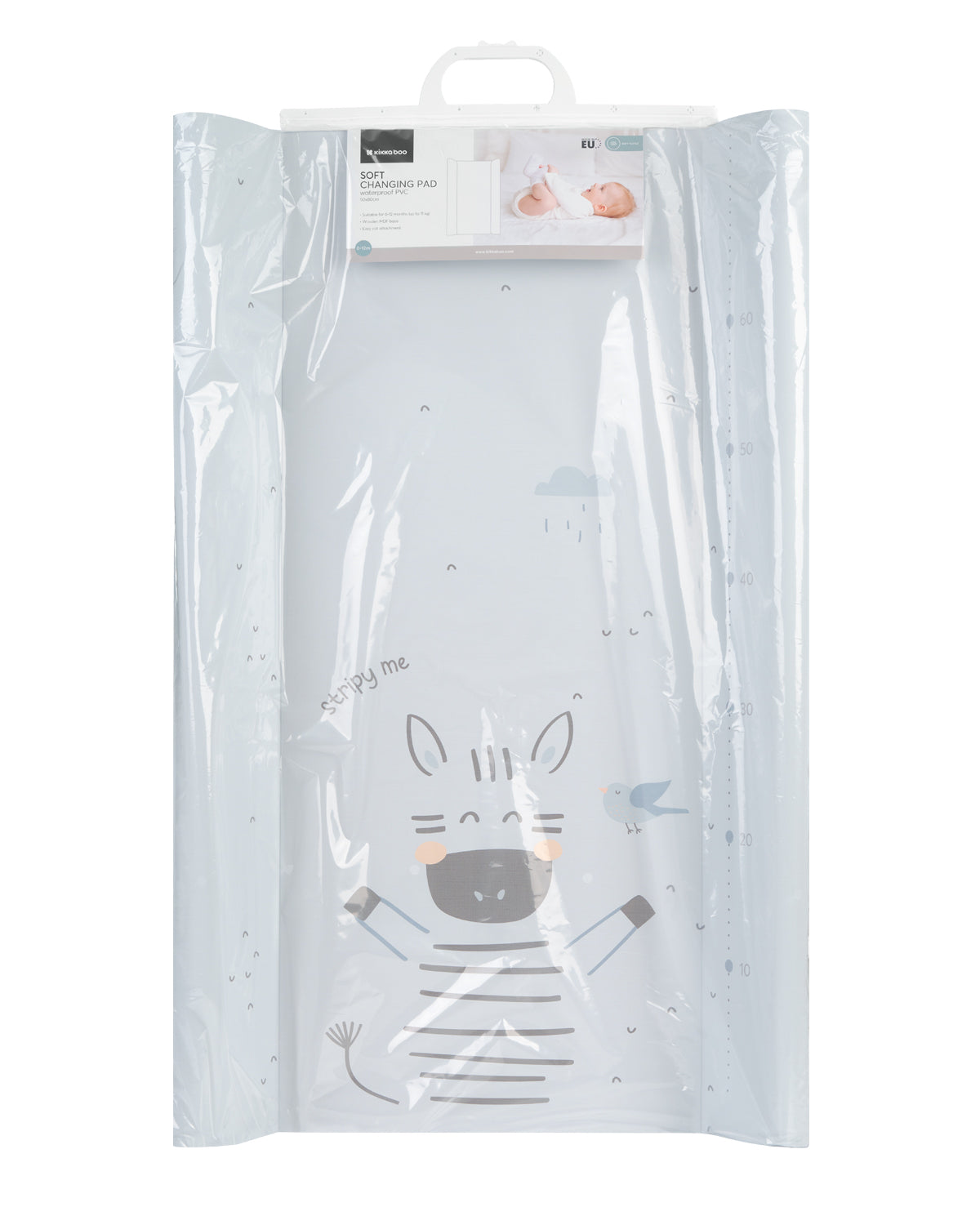 Muda-fraldas macio em PVC Stripy Friends da Kikkaboo, fotografia 4